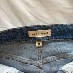Warp + Weft Women's Denim Blue Jeans
